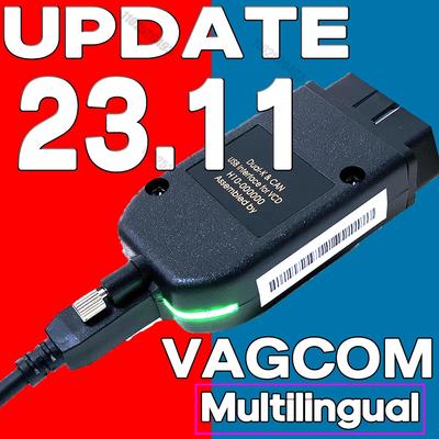 EST Upgrade 23.11 Instrument VAG Cablu VAG COM HEX V2 Cablu de diagnosticare Autocom Scaner OBD2 în mai multe limbi HEX V2 VCDS TOOLS amagi