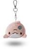 [Many a Little] Loose Dolphin Plush Toy with Squishy Face Mascot Keyring  Dolphin Keychain Keychain Ball Chain (Pink Dolphin)