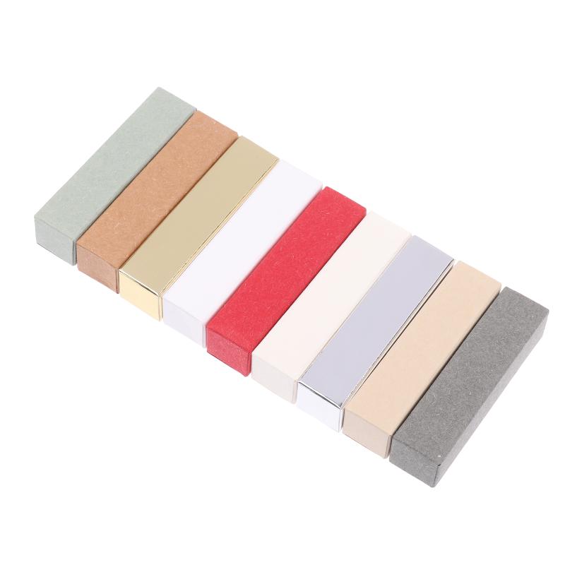 10Pcs Perfume Box 5Ml 10Ml Essential Oil Bottle Packaging Box Container Kraft Paper Tube Cardboard Boxes Lipstick Storage Box