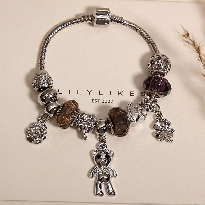 Elegant Women's Bracelet – Luxury Retro Beaded Design with Panjia Style for a High-End, Exquisite Feel.