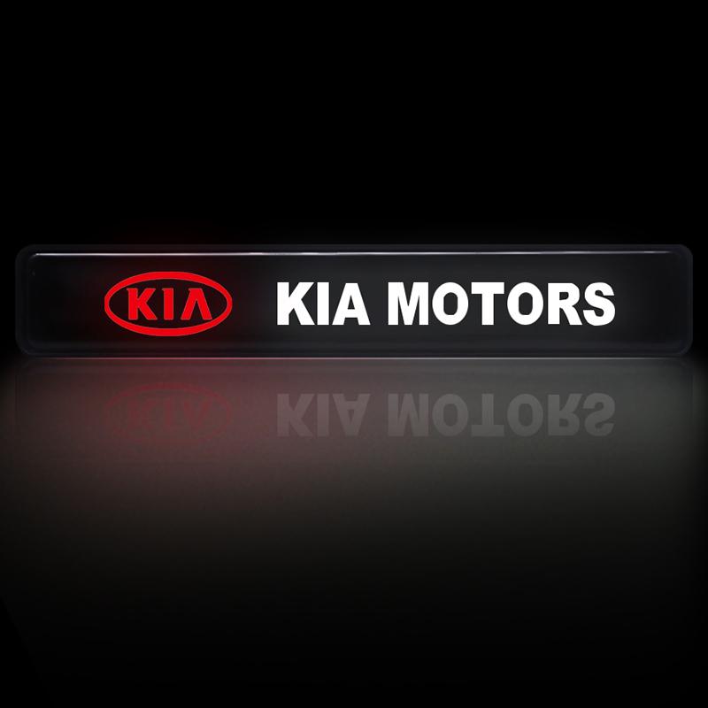 1Pcs Car Decorative LED Lights Front Hood Grille Badge Accessories For KIA Sportage Rio 3 Soul Optima Ceed Pro K5 K2 k6 K7 K8 Pride