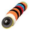 6/8/11/12Pcs Car Buffing Polishing Pad Kit With Various Grit Sponge Pads And Drill Adapter Perfect For Car Detailing Waxing