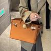 Borsa di alta qualità togo con motivo litchi color platino moda europea e americana borsa a tracolla messenger borsa a mano transfrontaliera donna