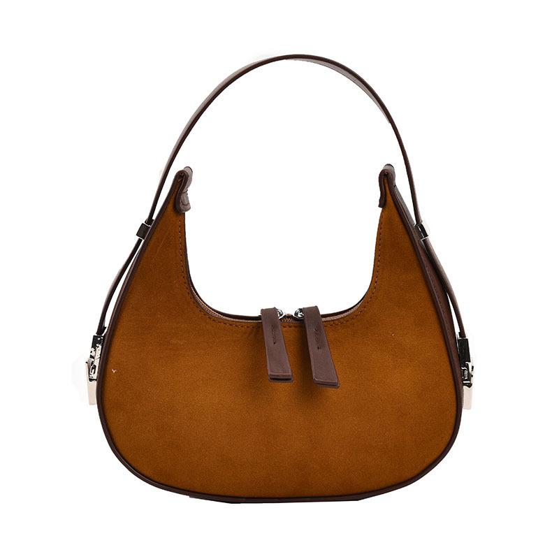 Niche design underarm bag, high-end bag, new retro hand-held matte shoulder autumn and winter women's bag