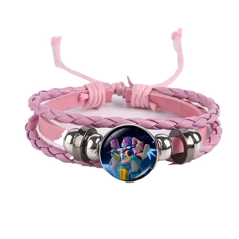 Cartoon Character Bracelet, Alloy Charm Adjustable 18+6cm Chain, Unisex Fashion Jewelry Gift for Daily Wear