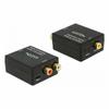 DELOCK Toslink To RCA Audio Converter Black