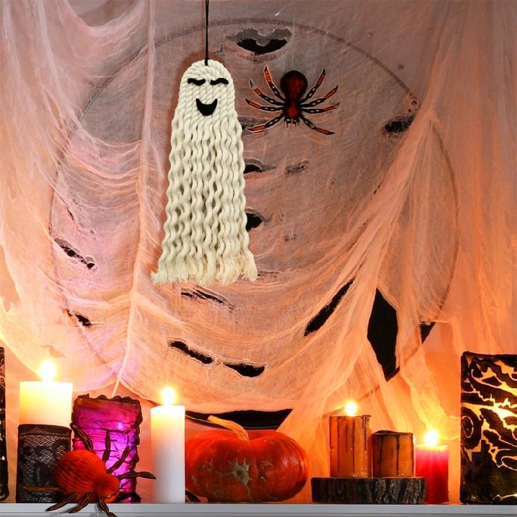 Weiche Halloween-Baumwoll-Hängedekoration Gruselige Wohnkultur Goth-Geist-Ornamente