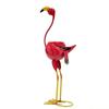 QX2E Metal Planter Flamingo Gift for Women Outdoor Planter Flamingo Decors Garden Statue for Porch Garden Yard Ornaments
