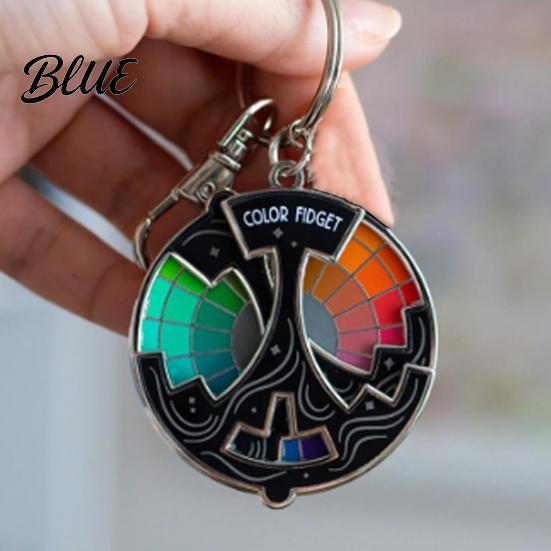 Innovative Color Harmony Tool Fidget Enamel Pin 20 Wheel Spinner