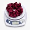 Simple Satin Dotted Large Braided Hairband with Elastic, Versatile Pleated Fabric Hair Tie, Small and Exclusive High-end Hair Accessory.