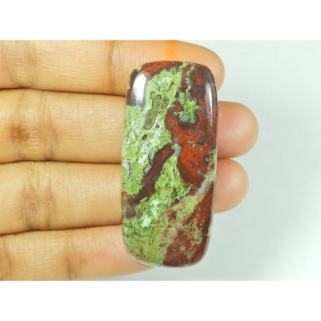 19X43X05 MM Natural Dragon Jasper Octagon Cabochon Loose Gemstone 54Cts. SY-479