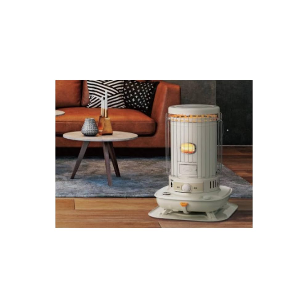 Corona SL-6625(W) Kerosene Stove, 6.59kW, White, SL Series, 2025 Model, for rooms up to 17 tatami mats in wooden structures and 23 tatami mats in conc