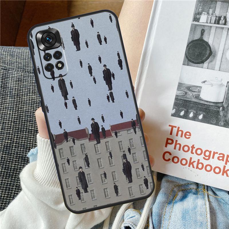 

Rene Magritte Art Phone Case For Redmi Note 12 11 10 9 8 Pro 8T 9S 10S 11S 12S 9A 10A 9C 10C 12C 13C Cover Redmi Note 10S