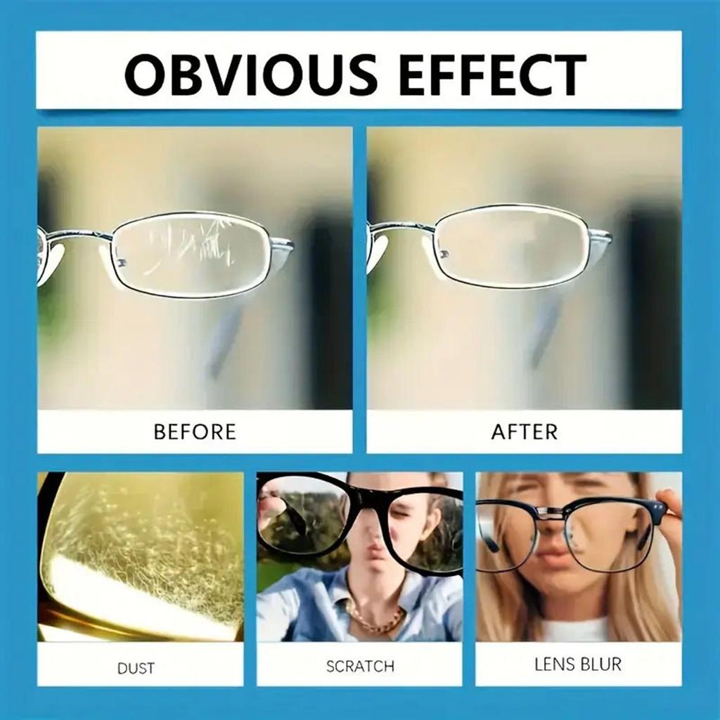 30g Lens Scratch Removing Eyeglass Scratch Remover Eyewear Lens Grinding Repair Cleaner For Home School Office Trip Outgoing