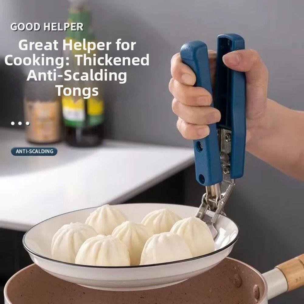 Stainless Steel Hot Dish Gripper Anti-Scald Hot Pot Holder Bowl Lifter Clamp  Hot Plate Removal