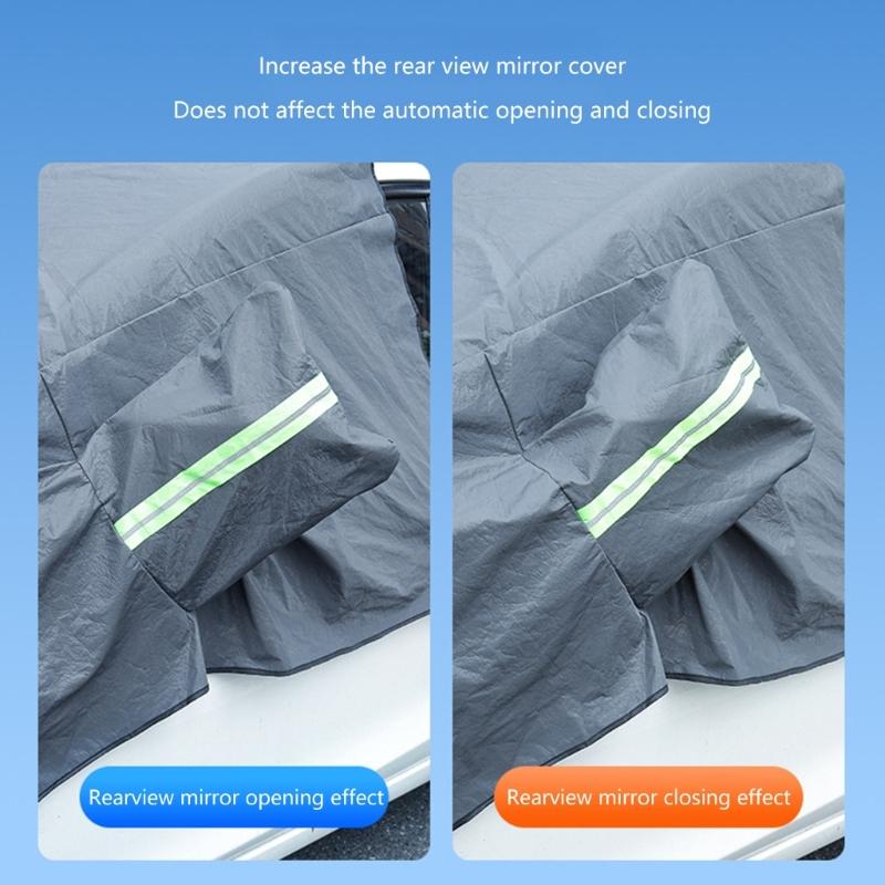 Car Windshield Cover Ice Shielding Blanket Vehicle Windscreen Protector Winter Snow Protector Simple Installation