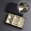 Gold Turtle Korean Sujeo Set | 2-Person STS304 Stainless Steel Spoon & Chopsticks with Luxury Gift Case
