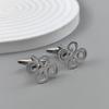 Men's Chinese knot cufflinks, high quality shirt suit buttons, stainless steel gold plated, jewelry for formal occasions