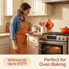 Digital Oven Thermometer  58°F To 572°F LCD Display with Heat Resistant Probe   High Low Temperature Alarm Cooking Thermometer with Magnetic Mount Fo