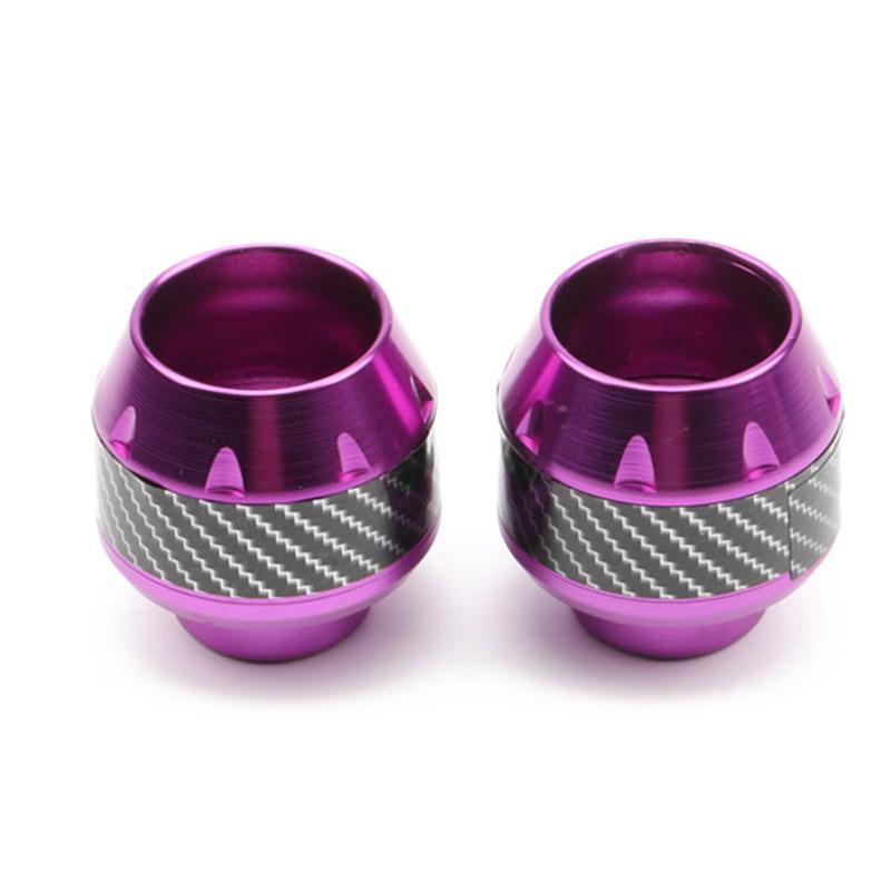 2Pcs Aluminum Alloy Motorcycle Crash Protector Scooter Wheel Front Fork Frame Falling Protection Pads Sliders Moto Exterior