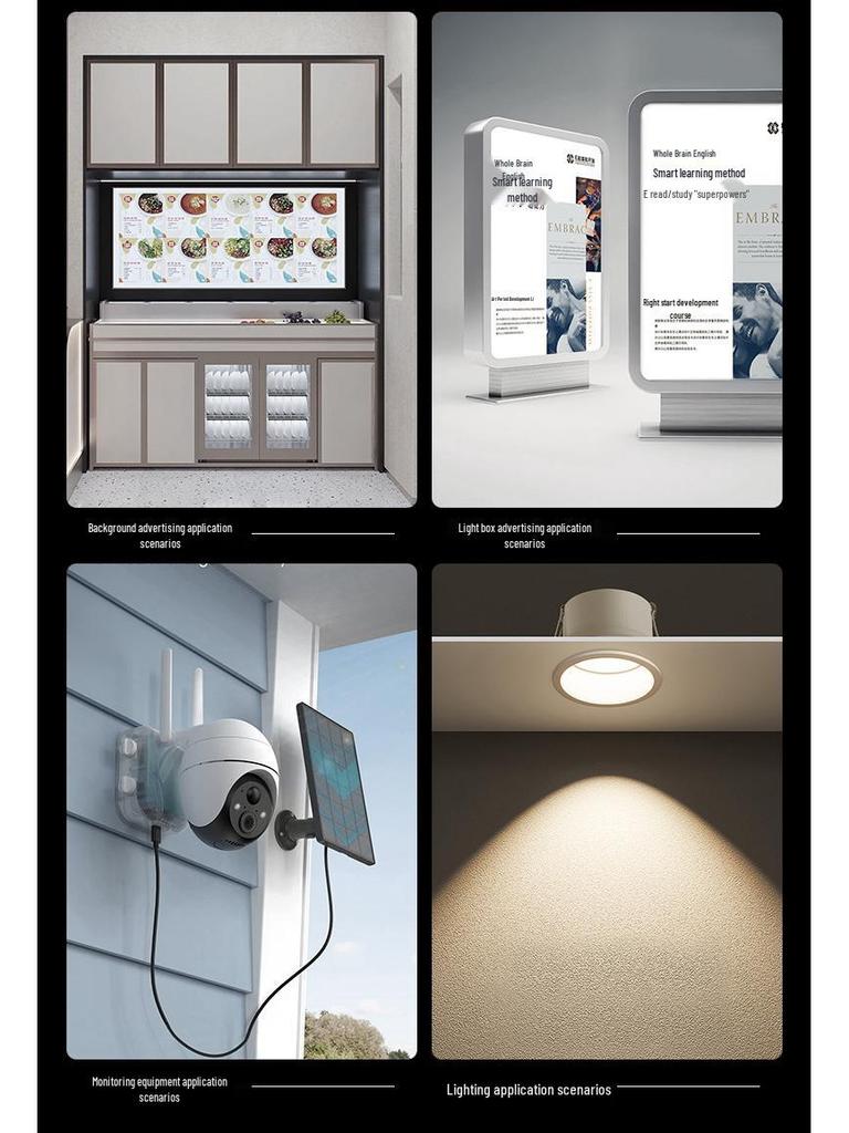 Ultra-thin Silent LED Power Supply: Black Diamond 12V/24V Light Strip Transformer