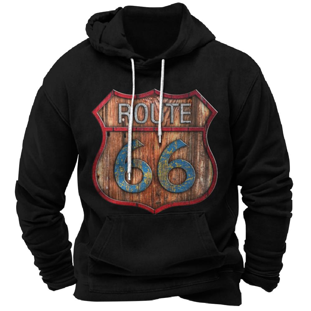 Vintage Hoodie Route 66 3d Print Hoodies Fashion Hoodies Sweatshirts Boy Women Sweats Men's Tracksuits Men Women Clothes Hoodies