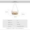 Retro Simple Mailman Bag Hand Carry Small Square Bag New Trendy High-end Fashion Baguette Bag Single Shoulder Messenger Bag