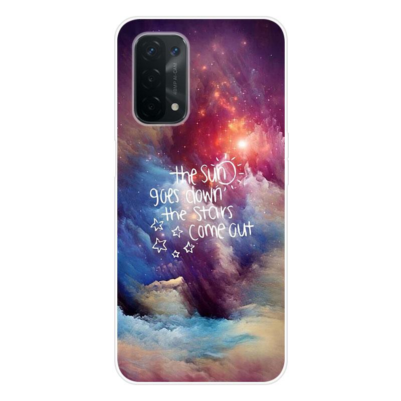 Cover Morbida In Silicone TPU Per OPPO A54 / A74 5G &ndash; Sottile E Trasparente