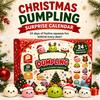 Christmas Squishy Advent Calendar, 24 Days Countdown Surprise Box, Dumpling Slow Rebound Squishies Squeeze Sensory Gift