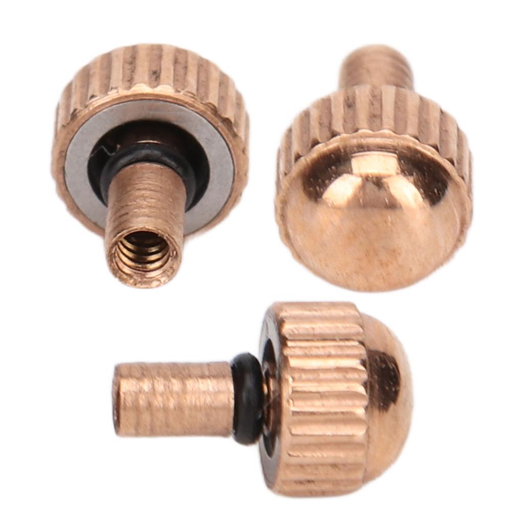 Watch Crown Part Alloy Waterproof Professional Repairing Watch Crown Replacement Tool Rose Golden