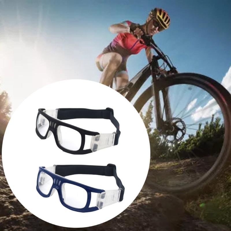 Sports Goggles Adult Protective Safety Goggles Basketball Glasses for Men with Adjustable Head Strap & Replaceable Lens