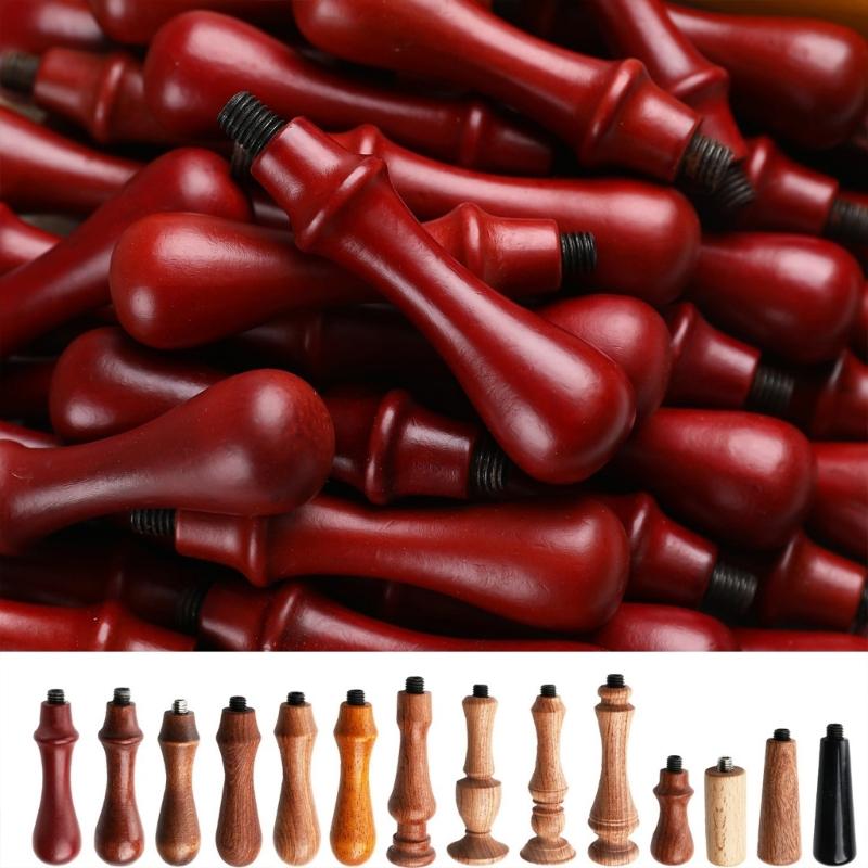 Drewniany uchwyt do stempla z pieczęcią woskową, prosty w montażu, do stempla do pieczętowania woskiem