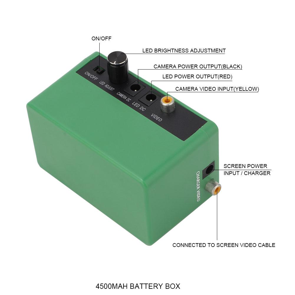 Pipe Inspection Video Camera 10 LCD 6LED 20M Cable Sewer Inspection System