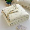 Korean Style Summer Cool Quilt For Girls 2025 New Bowknot Washed Cotton Simple Air Conditioning Quilt Hot Sale