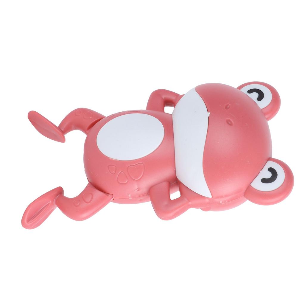 Baby Badespielzeug Aufziehbares Schwimmen Niedliche Frösche Schwimmendes Aufziehbares Badewannenspielzeug für Kinder(Rosa )