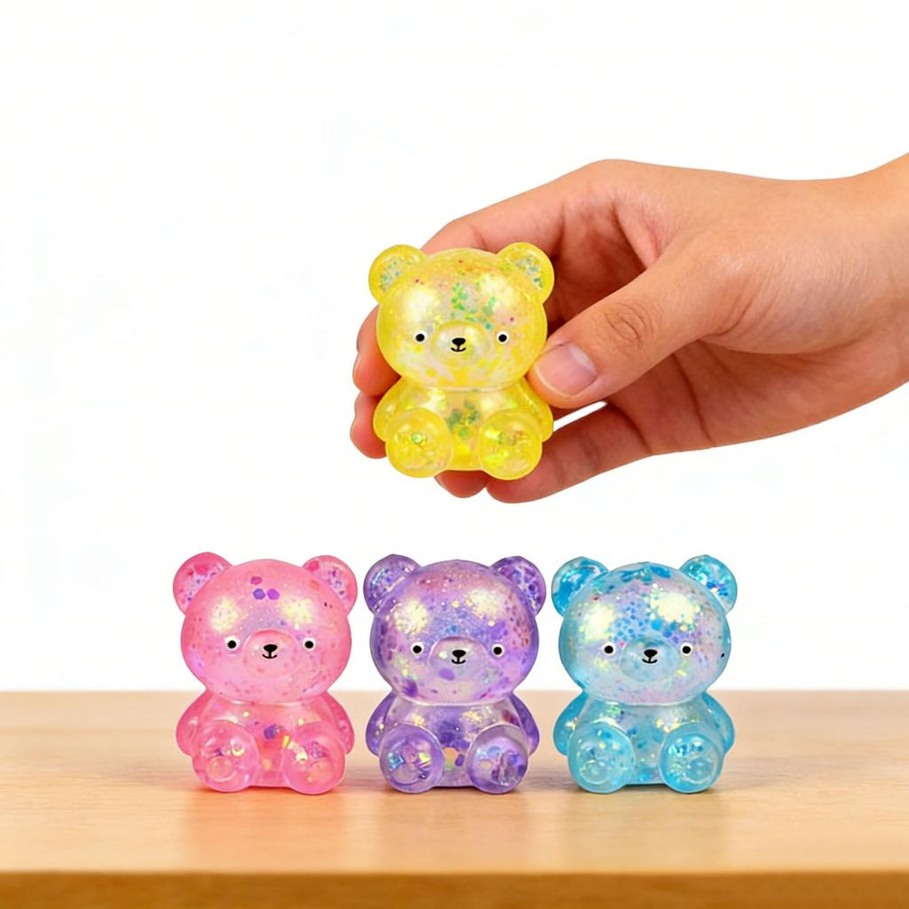 Jokes Mini Stress Toys Bear Sensory Toys To Party Birthday Gifts Easter Egg Filler