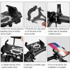 Red Bike Phone Mount Aluminum Alloy Motorcycle Phone Holder Bike Handlebar Phone Holder  Bicycle