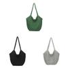 Woven Tote Bag With Zipper Closure For Beach And Travel Use