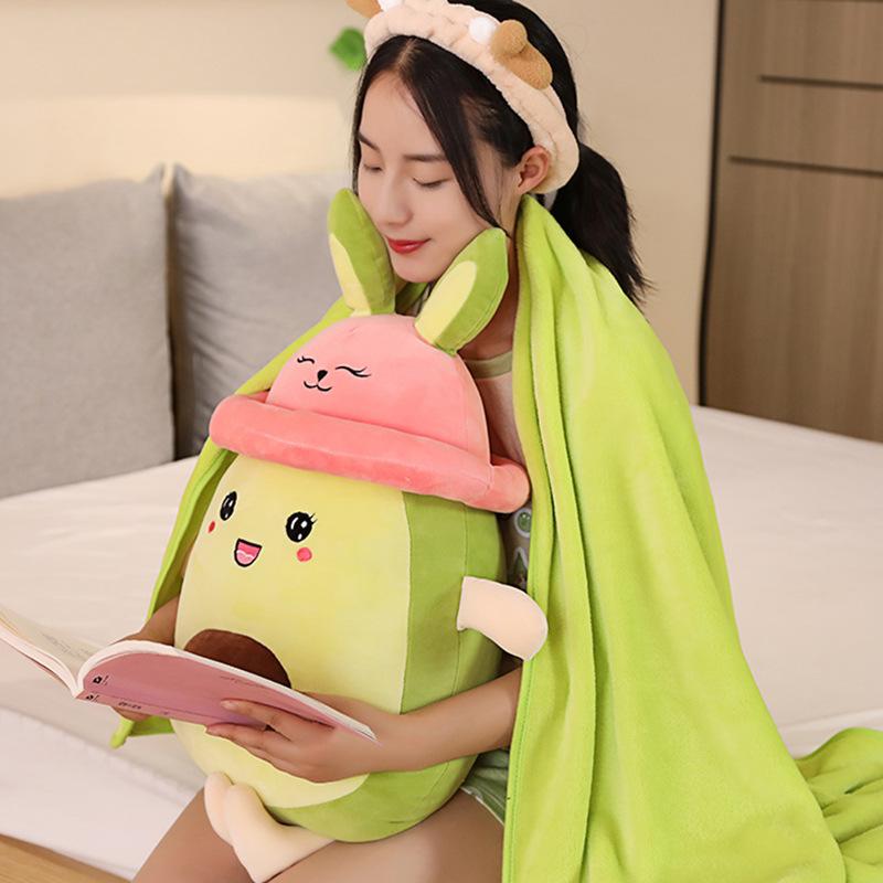 Cute Avocado Plush Toy Pillow Doll Doll Doll Girl Sleeping On The Bed Girl Super Soft