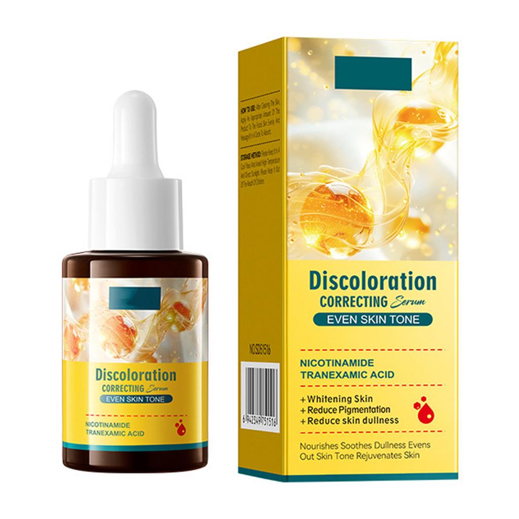 1Pc 30ml Discoloration Correcting Serum for Even Skin Tone, Hydrating Face Moisturizer for Daily Nourishment