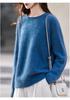 Women's Korean Brushed Cashmere Wool Sweater, 2026 Autumn/Winter Collection