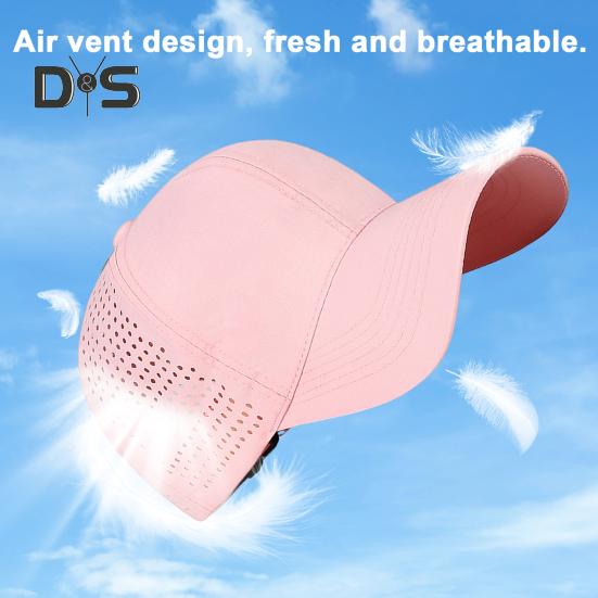 Baseball Hat Extended Brim Sunshade Effect Adjustable Sun Hat Quick-Drying Cap with Breathable Holes
