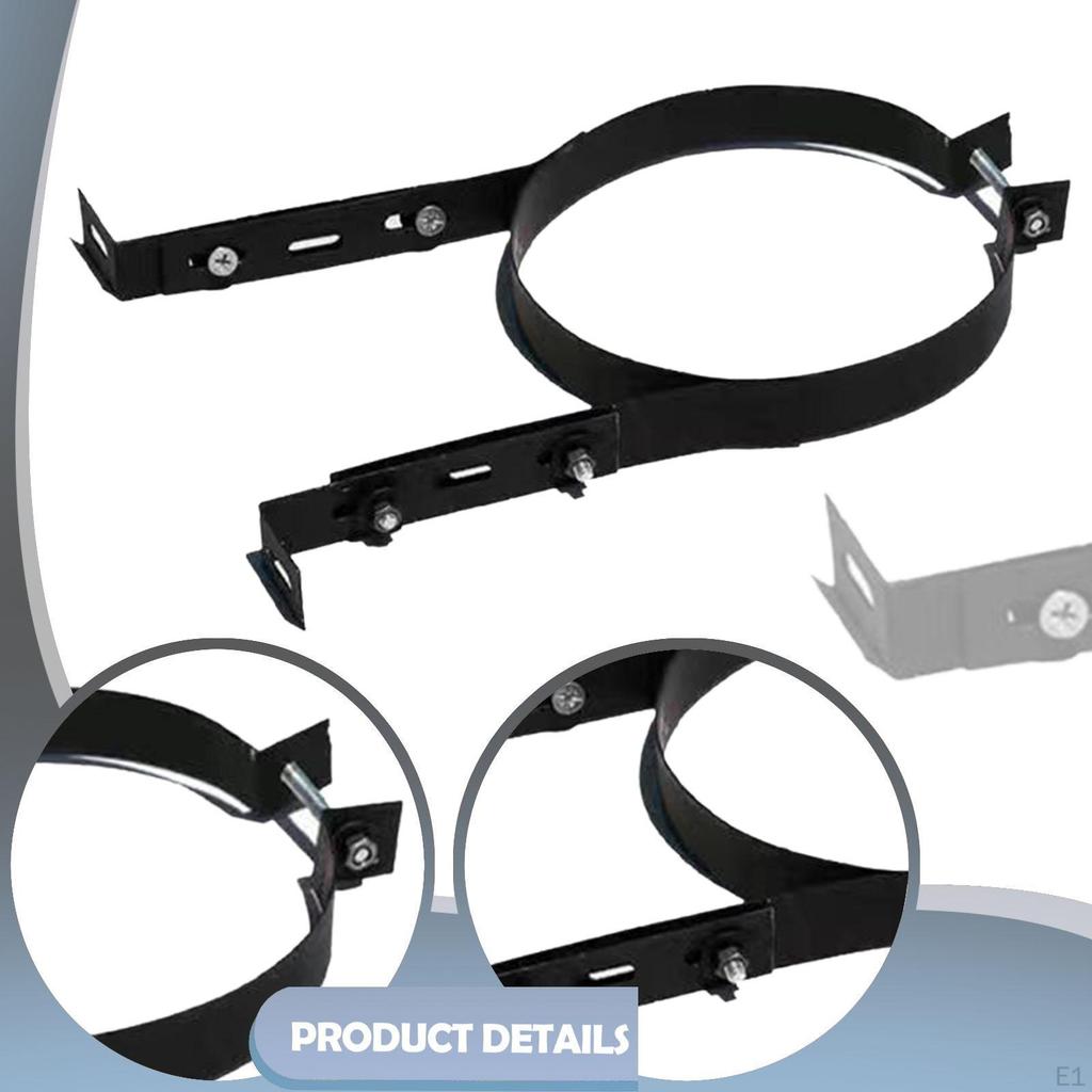Chimney Pipe Bracket Holder Hanger Heat Resistant Fixing Hanging Stainless Steel