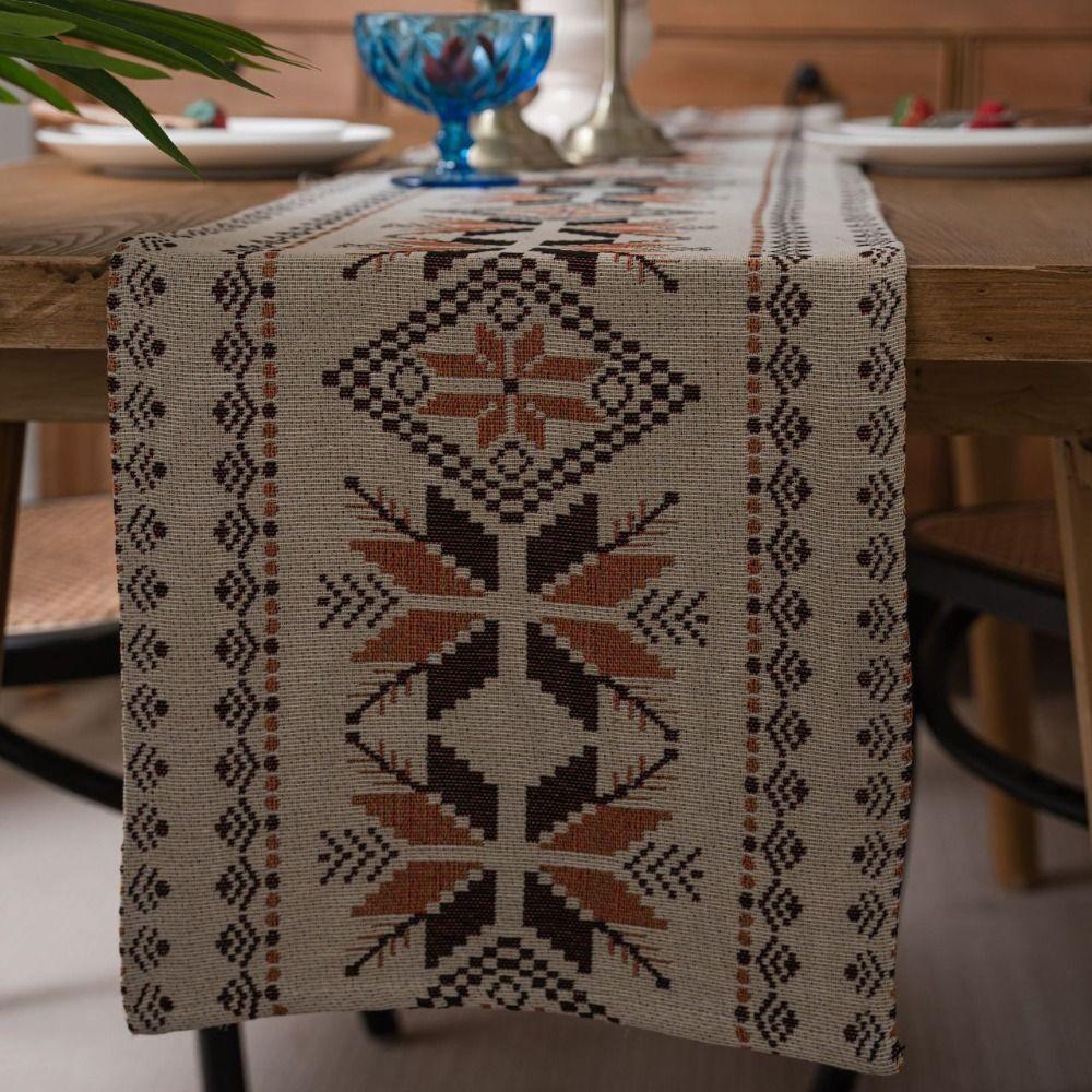 Anti-stain Tablecloth Linen Table Cover Table Decor Cotton Linen Table Runner  Kitchen