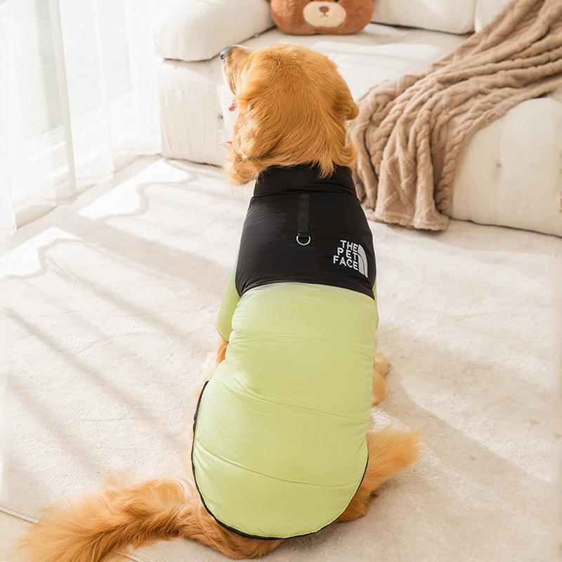 Golden Retriever Border Shepherd Autumn and Winter Warm Small Medium and Large Dog Dog ClothingCasual Teddy Two-legged Cotton-on Clothing Pet Clothing