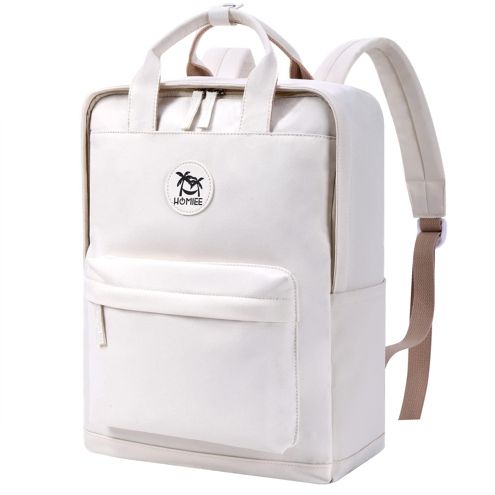 

Большой B4 High School USB зарядка дюймовый повседневный подарок для колледжа [HOMIEE] женский рюкзак, школа, путешествия, вместимость, совместимость, студенты, взрослые, белый