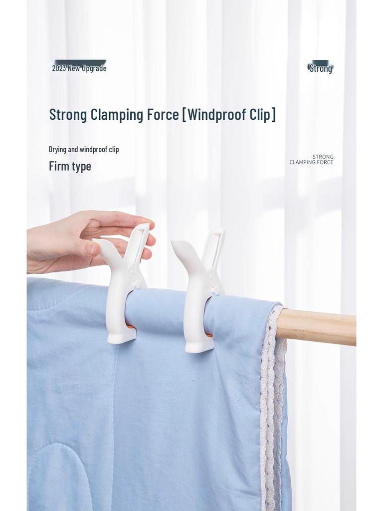 Clipsuri de plapumă din plastic rezistente la vânt pentru haine și lenjerie de pat