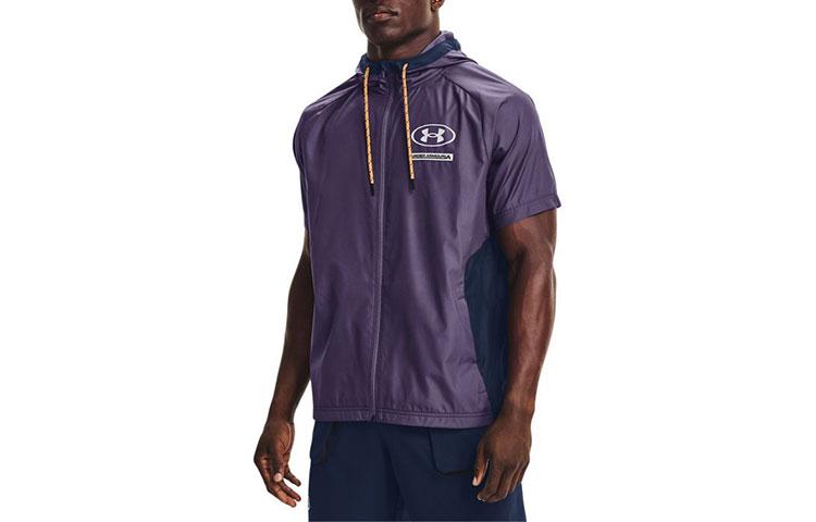 Under Armour Коллекция Woven Куртки Мужские Фиолетовый С капюшоном Умеренный Другое 1367769-500 M
