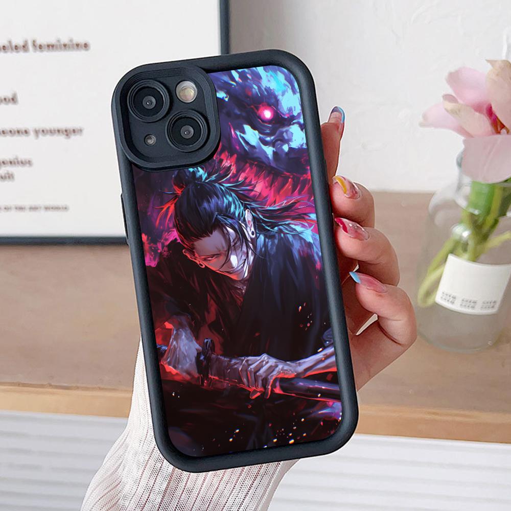 Jujutsu Kaisen Geto Suguru Phone Case for iPhone 17 16 15 14 13 12 11 Air Pro Max Plus Thicken TPU Colorful Cover Luxury Cover