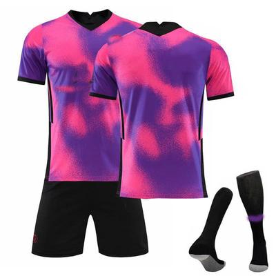 Teens Kids Adults Football Kits Sport Training Jersey Set with Socks 2020-21 PSG 3rd Away